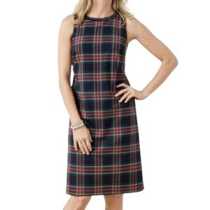 Talbots NWT Dress Plaid Wool with Velvet Trim Size 6